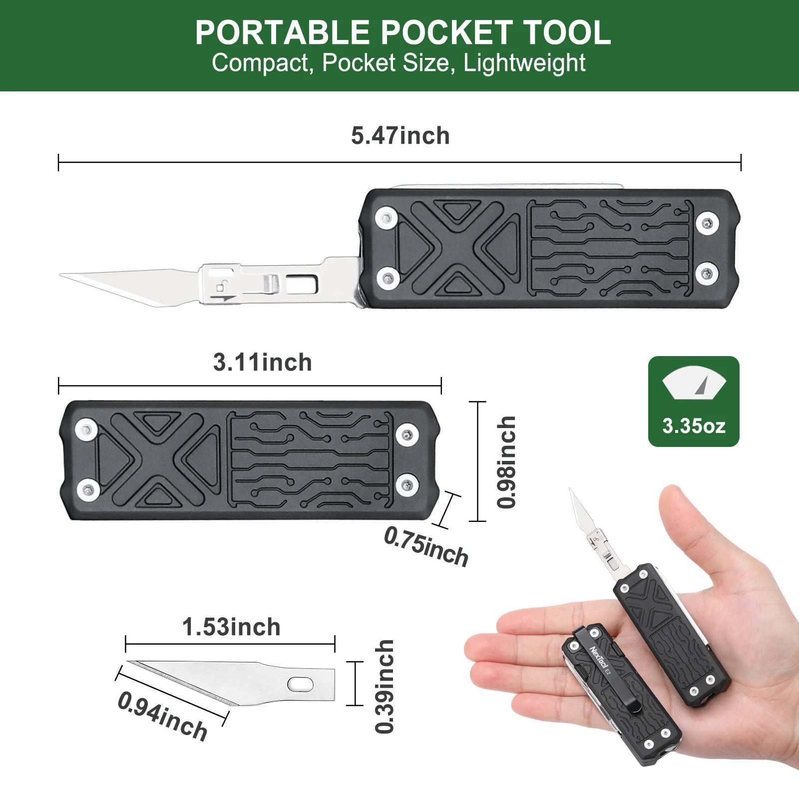 NexTool 10 - in - 1 Pocket Multitool - Real Rad Boutique