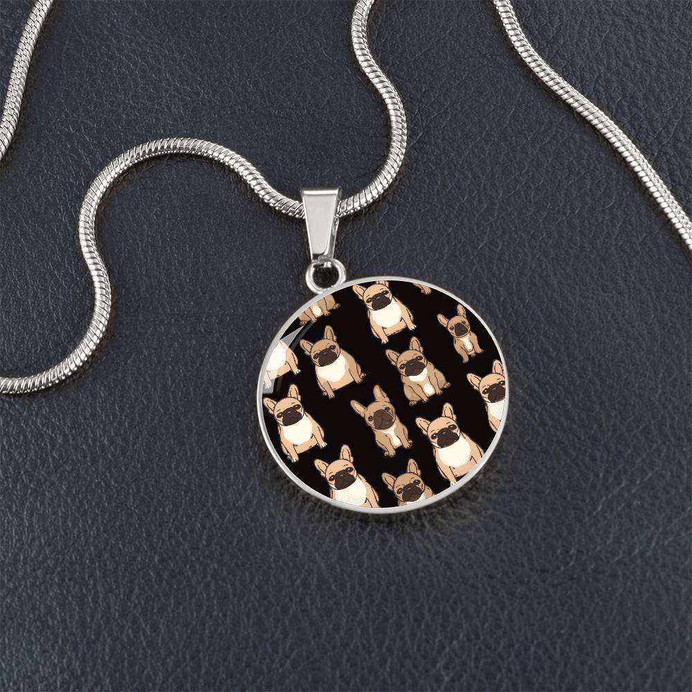 Paw - some Frenchie Love Graphic Necklace - Real Rad Boutique