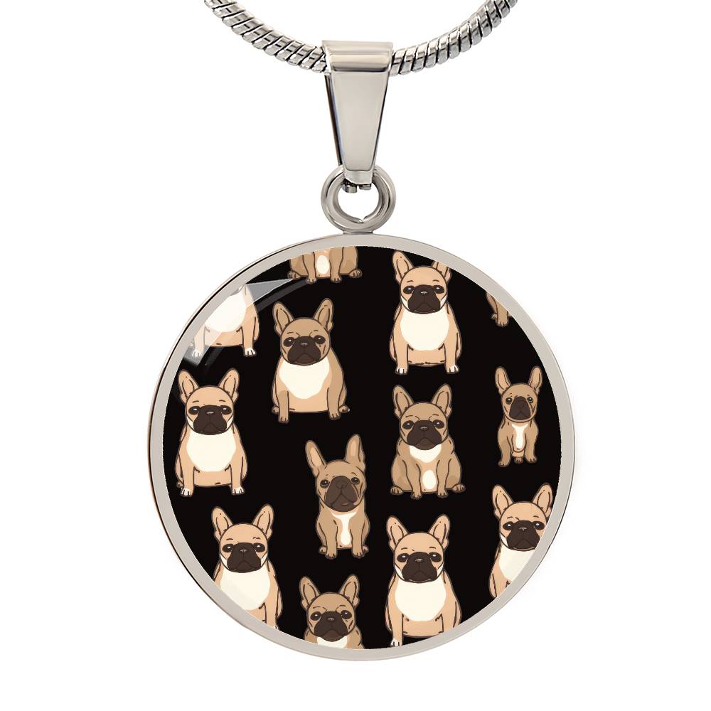 Paw - some Frenchie Love Graphic Necklace - Real Rad Boutique