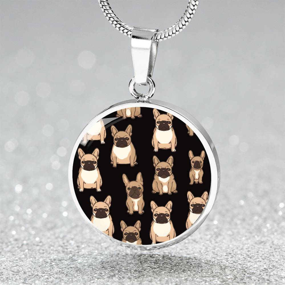 Paw - some Frenchie Love Graphic Necklace - Real Rad Boutique