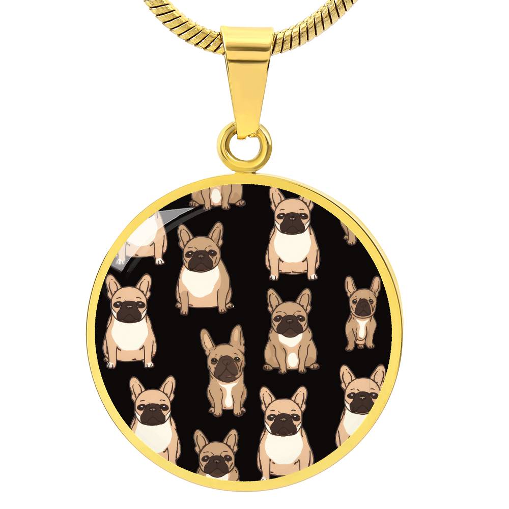 Paw - some Frenchie Love Graphic Necklace - Real Rad Boutique