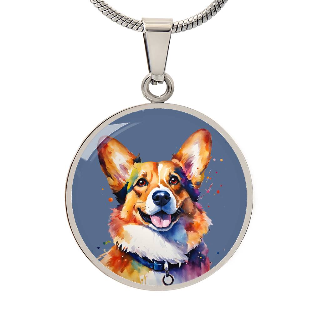 Pawfectly Corgi Graphic Necklace - Real Rad Boutique