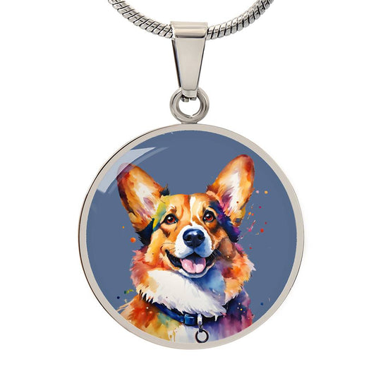 Pawfectly Corgi Graphic Necklace - Real Rad Boutique