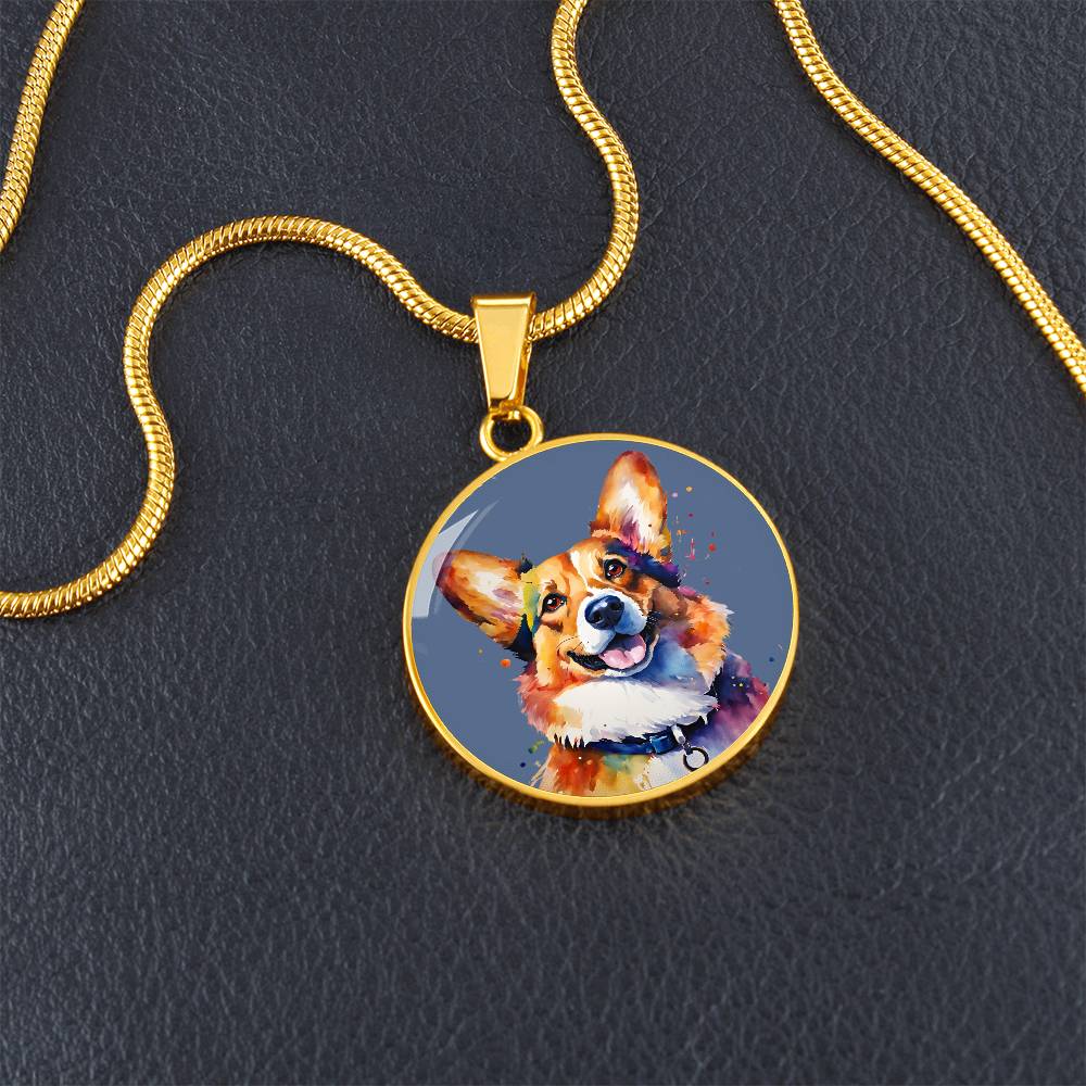 Pawfectly Corgi Graphic Necklace - Real Rad Boutique