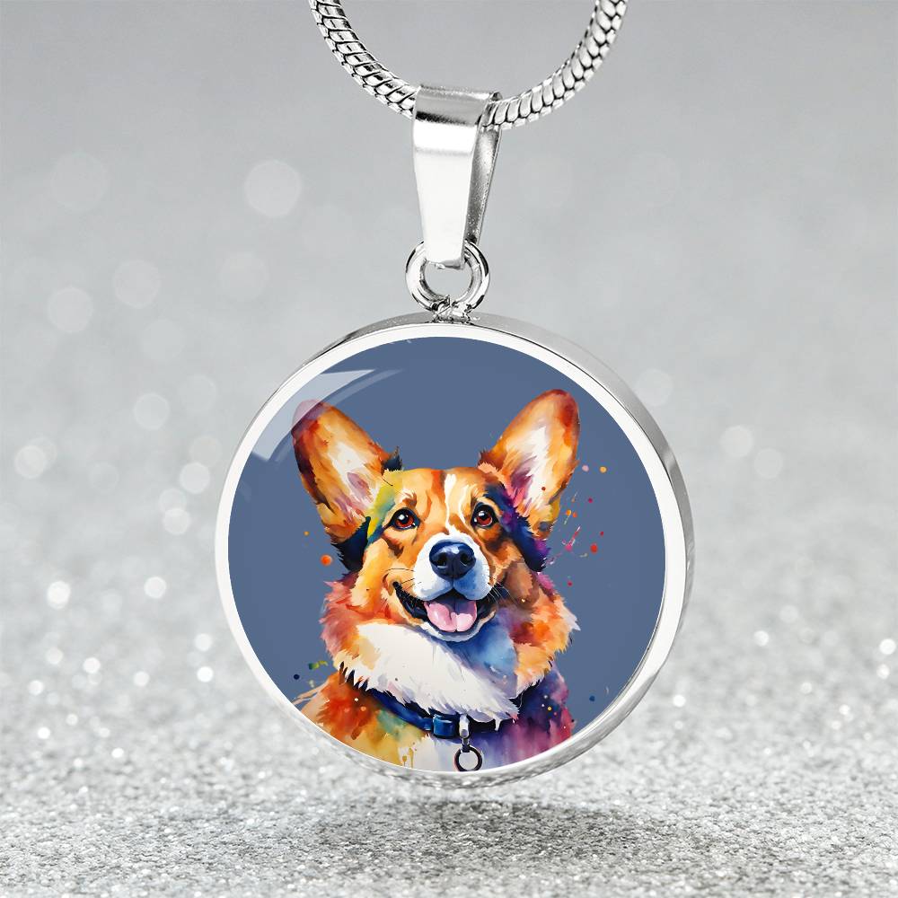 Pawfectly Corgi Graphic Necklace - Real Rad Boutique