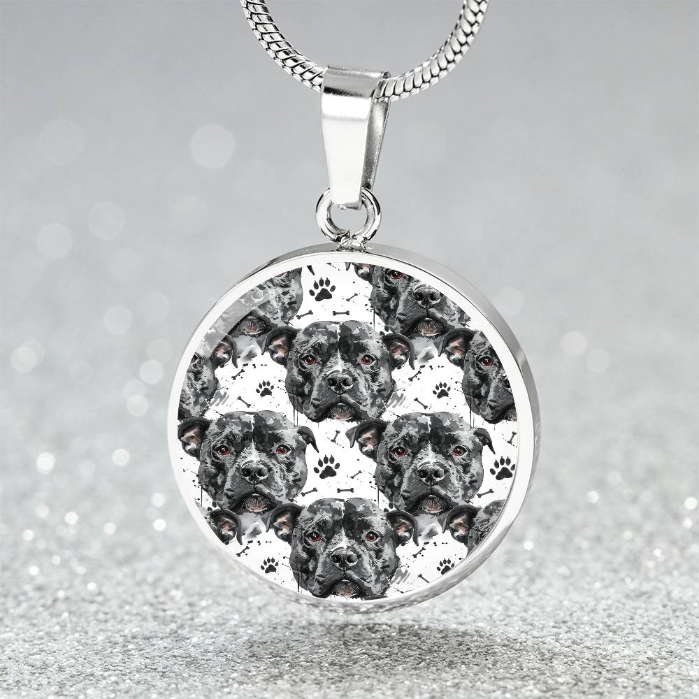 Pitbull Love Graphic Necklace - Real Rad Boutique