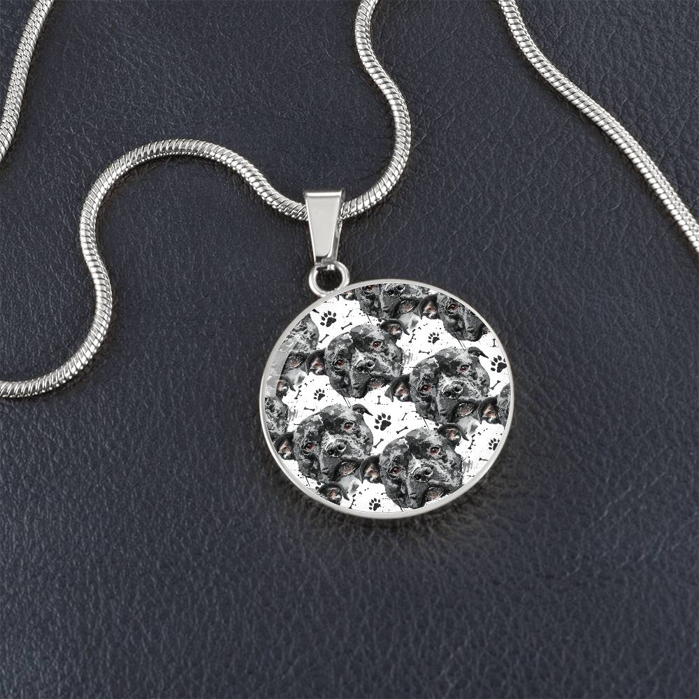 Pitbull Love Graphic Necklace - Real Rad Boutique