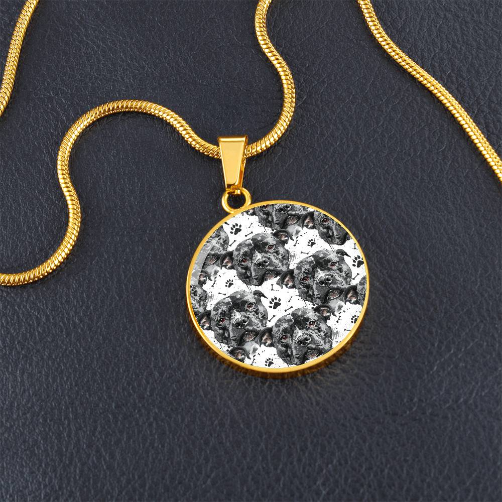 Pitbull Love Graphic Necklace - Real Rad Boutique