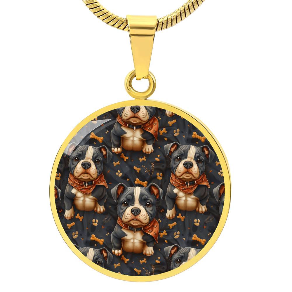 Pitbull Pride Graphic Necklace - Real Rad Boutique