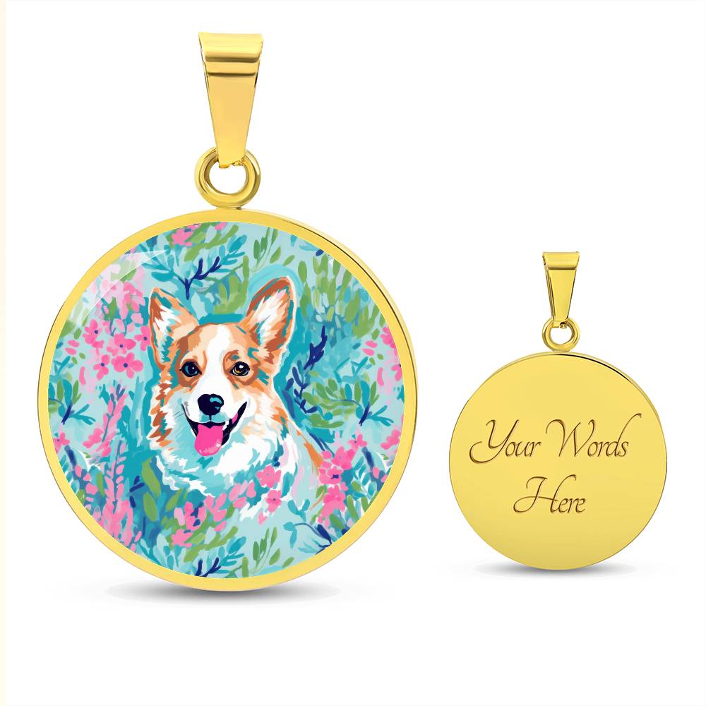 Queen of Corgis Graphic Necklace - Real Rad Boutique