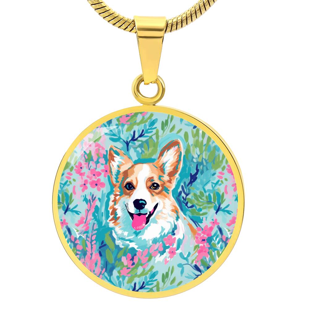 Queen of Corgis Graphic Necklace - Real Rad Boutique