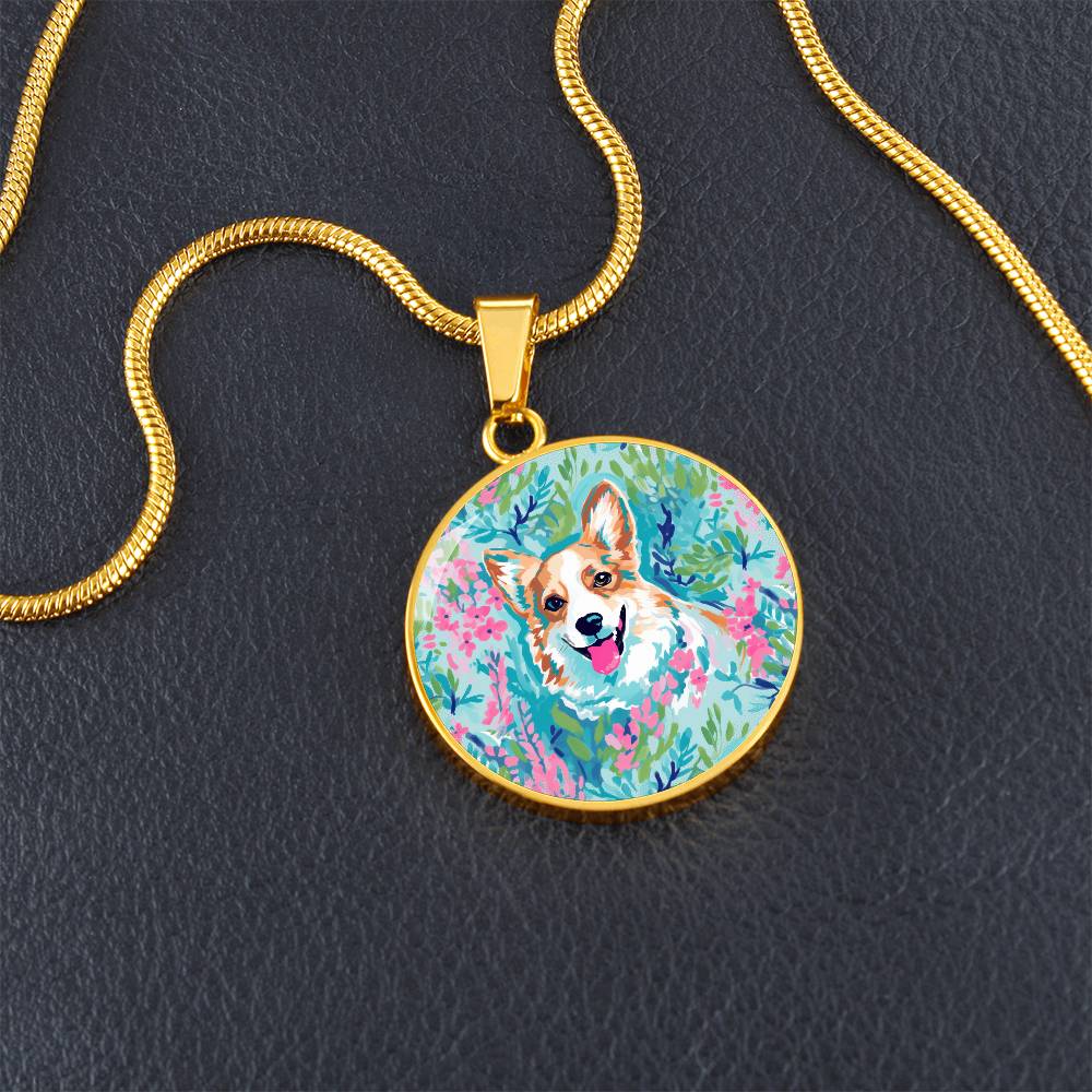 Queen of Corgis Graphic Necklace - Real Rad Boutique
