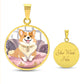 Regal Corgi Graphic Necklace - Real Rad Boutique