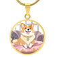 Regal Corgi Graphic Necklace - Real Rad Boutique