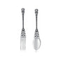 Skeleton Skull Spoon & Fork Set – Stainless Steel Angel/Mermaid Design Flatware - Real Rad Boutique