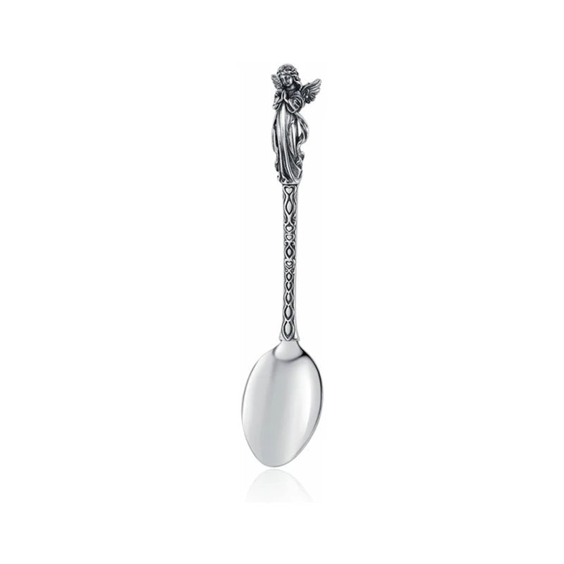 Skeleton Skull Spoon & Fork Set – Stainless Steel Angel/Mermaid Design Flatware - Real Rad Boutique