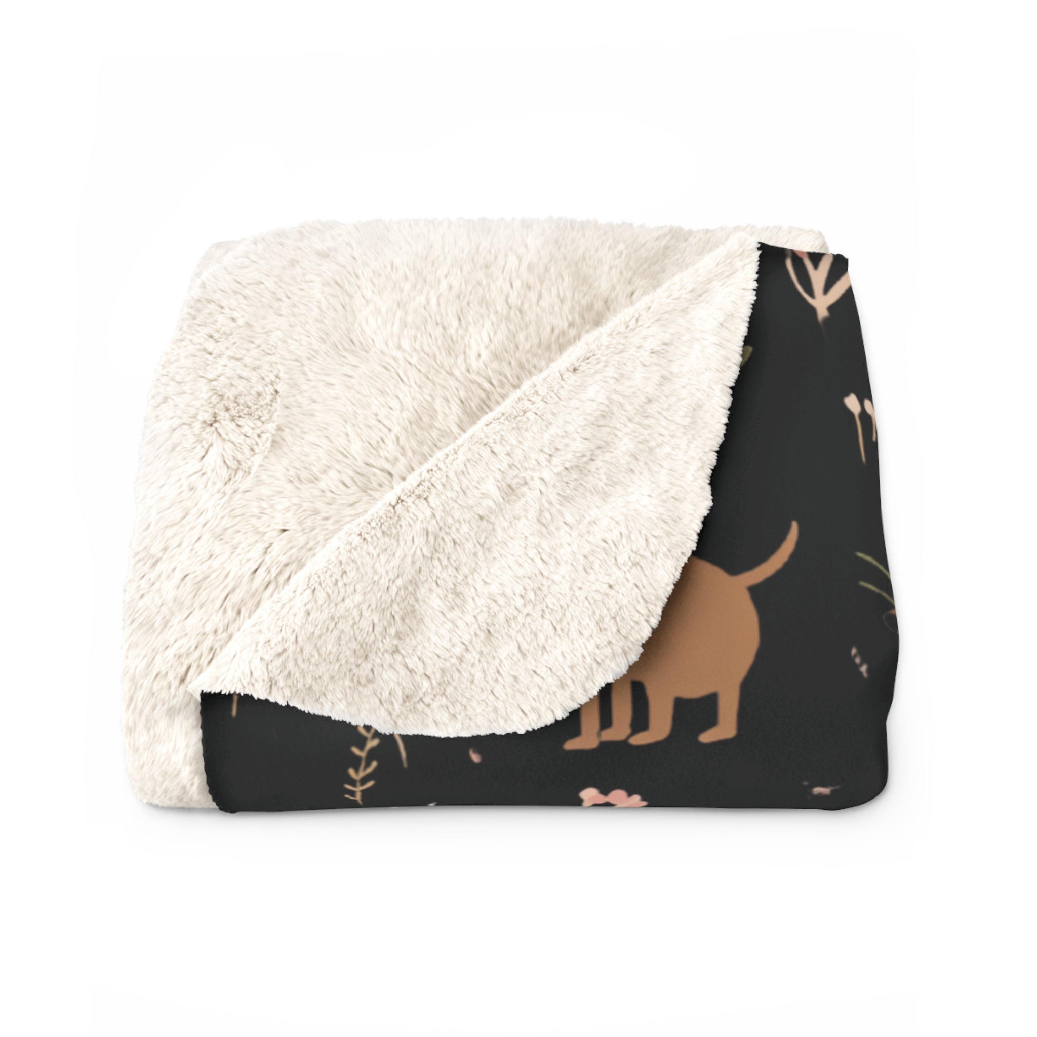Snuggle Paws Sherpa Fleece Blanket - Perfect for Pet Lovers - Real Rad Boutique