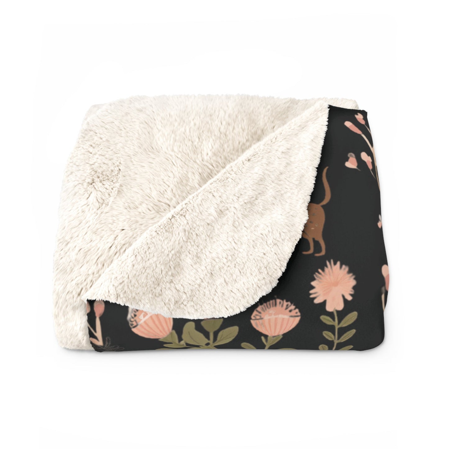 Snuggle Paws Sherpa Fleece Blanket - Perfect for Pet Lovers - Real Rad Boutique