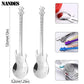 Stainless Steel Guitar Teaspoon – Colorful Creative Coffee Spoon in 7 Stunning Colors - Real Rad Boutique