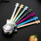 Stainless Steel Guitar Teaspoon – Colorful Creative Coffee Spoon in 7 Stunning Colors - Real Rad Boutique