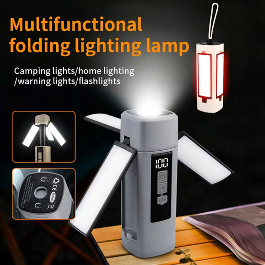 Ultimate LED Camping Lantern – 3 Light Modes, Foldable, Magnetic, Rechargeable & Rotatable - Real Rad Boutique