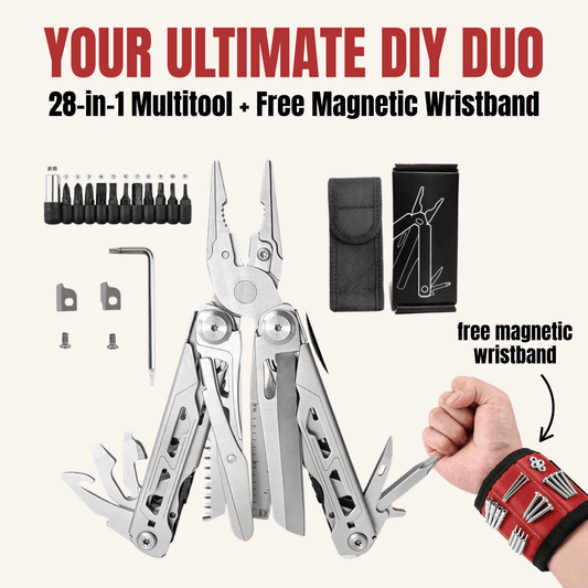 Ultimate Outdoor Repair Kit — Multitool + FREE Magnetic Wristband - Real Rad Boutique
