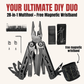 Ultimate Outdoor Repair Kit — Multitool + FREE Magnetic Wristband - Real Rad Boutique