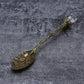 Vintage Crystal Head Spoon – Royal - Inspired Carved Metal for Coffee, Tea & Dessert - Real Rad Boutique
