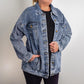 Adorable Weenies - Dachshund Oversized Women's Denim Jacket - Real Rad Boutique