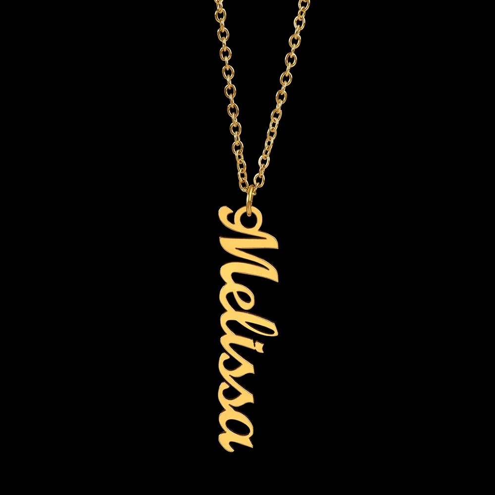 'Amazing Mom' Vertical Name Necklace - Real Rad Boutique