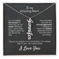 'Amazing Mom' Vertical Name Necklace - Real Rad Boutique
