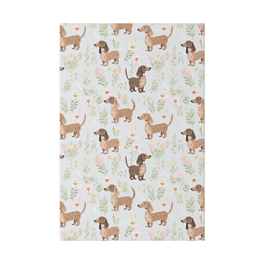 Artistic Delight - Dachshund Matte Canvas - Real Rad Boutique