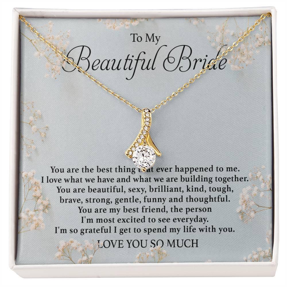 "Beautiful Bride' Alluring Beauty Necklace - Real Rad Boutique