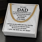 'Best Father' Cuban Link Chain - Real Rad Boutique