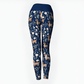 Blue Blooms - Dachshund Yoga Leggings - Real Rad Boutique