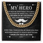 'First Hero, First Love' Cuban Link Chain - Real Rad Boutique