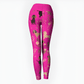 Hot Pink Blooms - Dachshund Yoga Leggings - Real Rad Boutique