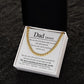 'Most Amazing Dad' Cuban Link Chain - Real Rad Boutique