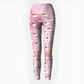 Pink Marble Flair - Dachshund Yoga Leggings - Real Rad Boutique