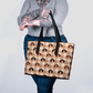 Plaid Paws - Vegan Leather Tote Bag - Real Rad Boutique