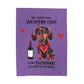 Playful Wine and Wiener's - Dachshund Velveteen Plush Blanket - Real Rad Boutique