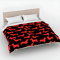 Radiant Red - Dachshund Duvet - Real Rad Boutique
