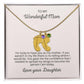 'Spread My Wings' Engraved Necklace with Birthstone - Real Rad Boutique