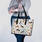 Springtime Dachshund - Vegan Leather Tote Bag - Real Rad Boutique