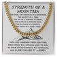 'Strength of a Mountain' Cuban Link Chain - Real Rad Boutique