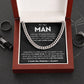 'To My Man, My Last Everything' Cuban Link Chain - Real Rad Boutique
