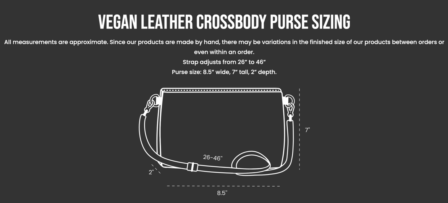 Vintage Floral Charm - Dachshund Vegan Leather Crossbody Purse - Real Rad Boutique