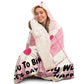 Wiener Love This Valentine's Day - Hooded Blanket - Real Rad Boutique