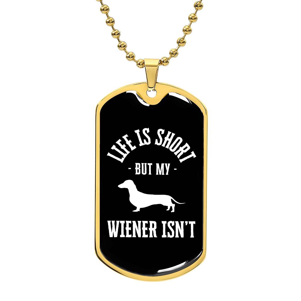Wiener Wisdom - Dachshund Dog Tag - Real Rad Boutique
