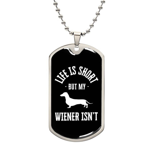 Wiener Wisdom - Dachshund Dog Tag - Real Rad Boutique